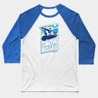 Snowboard Day Baseball T-Shirt